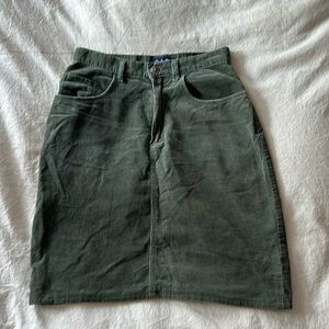 Gap 100% cotton corduroy skirt